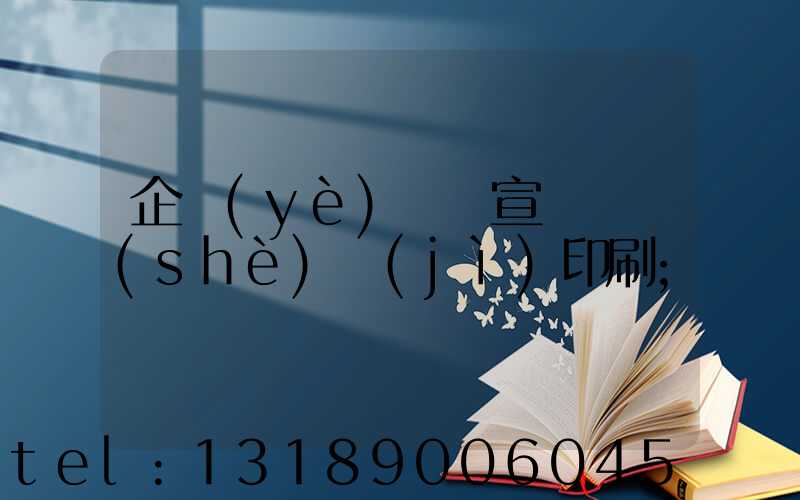 企業(yè)畫冊宣傳冊設(shè)計(jì)印刷